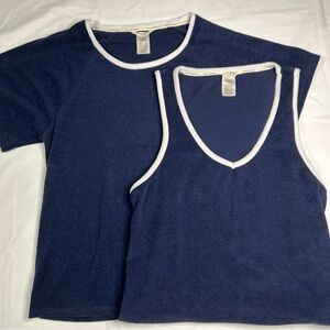 Lucky Brand Shirt 2 Piece Women’s Large Activewear T Shirt Top Lounge Casual